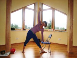 yoga am sessel